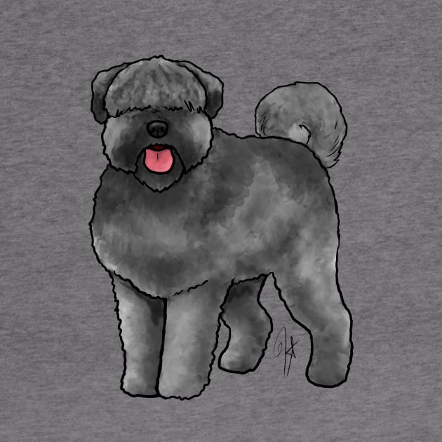 Dog - Bouvier des Flanders - Salt and Pepper Natural by Jen's Dogs Custom Gifts and Designs